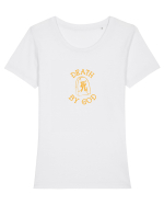 Death by God Tricou mânecă scurtă guler larg fitted Damă Expresser