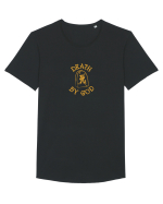 Death by God Tricou mânecă scurtă guler larg Bărbat Skater