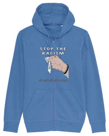 Stop the racism Bright Blue