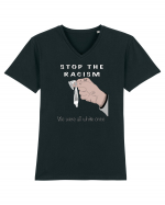 Stop the racism Tricou mânecă scurtă guler V Bărbat Presenter