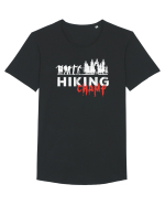 Hiking Champ Zombie Apocalipse Tricou mânecă scurtă guler larg Bărbat Skater
