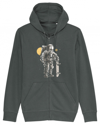 Astronaut Skater Retro Wood Style Anthracite