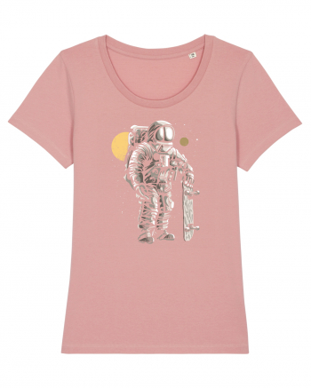 Astronaut Skater Retro Wood Style Canyon Pink