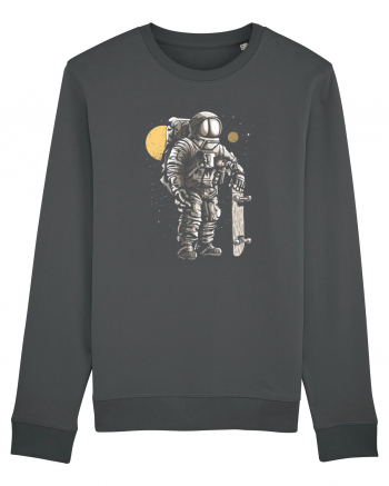 Astronaut Skater Retro Wood Style Anthracite