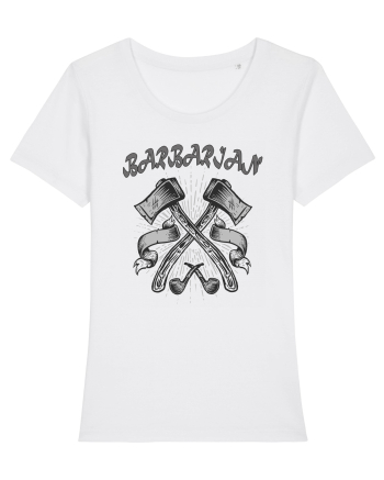 Barbarian Axes White