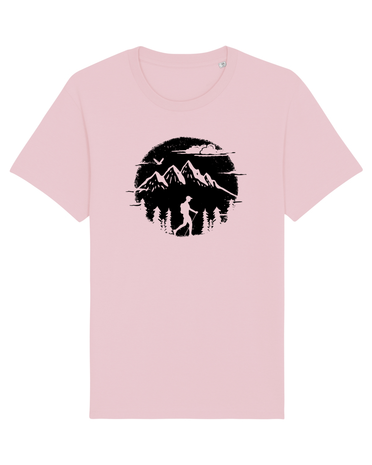 Tricou mânecă scurtă Unisex Rocker Cotton Pink