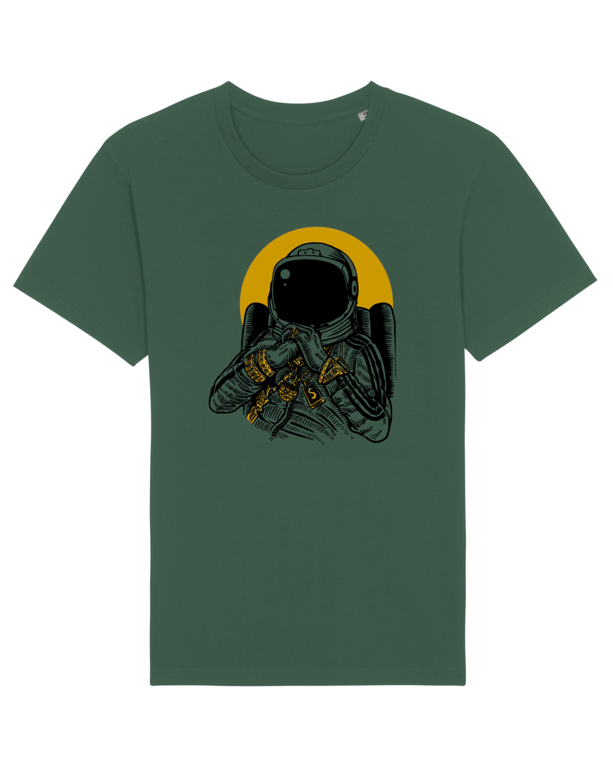 Tricou mânecă scurtă Unisex Rocker Bottle Green