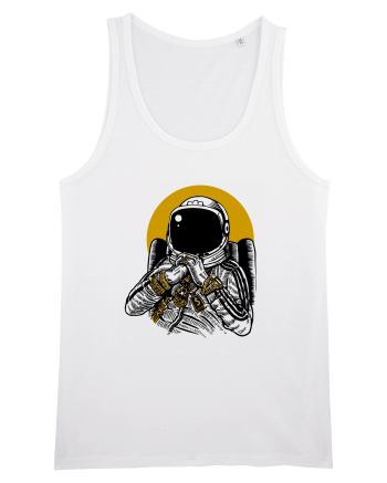 Golden DJ Astronaut White