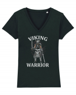 Viking Warrior Tricou mânecă scurtă guler V Damă Evoker