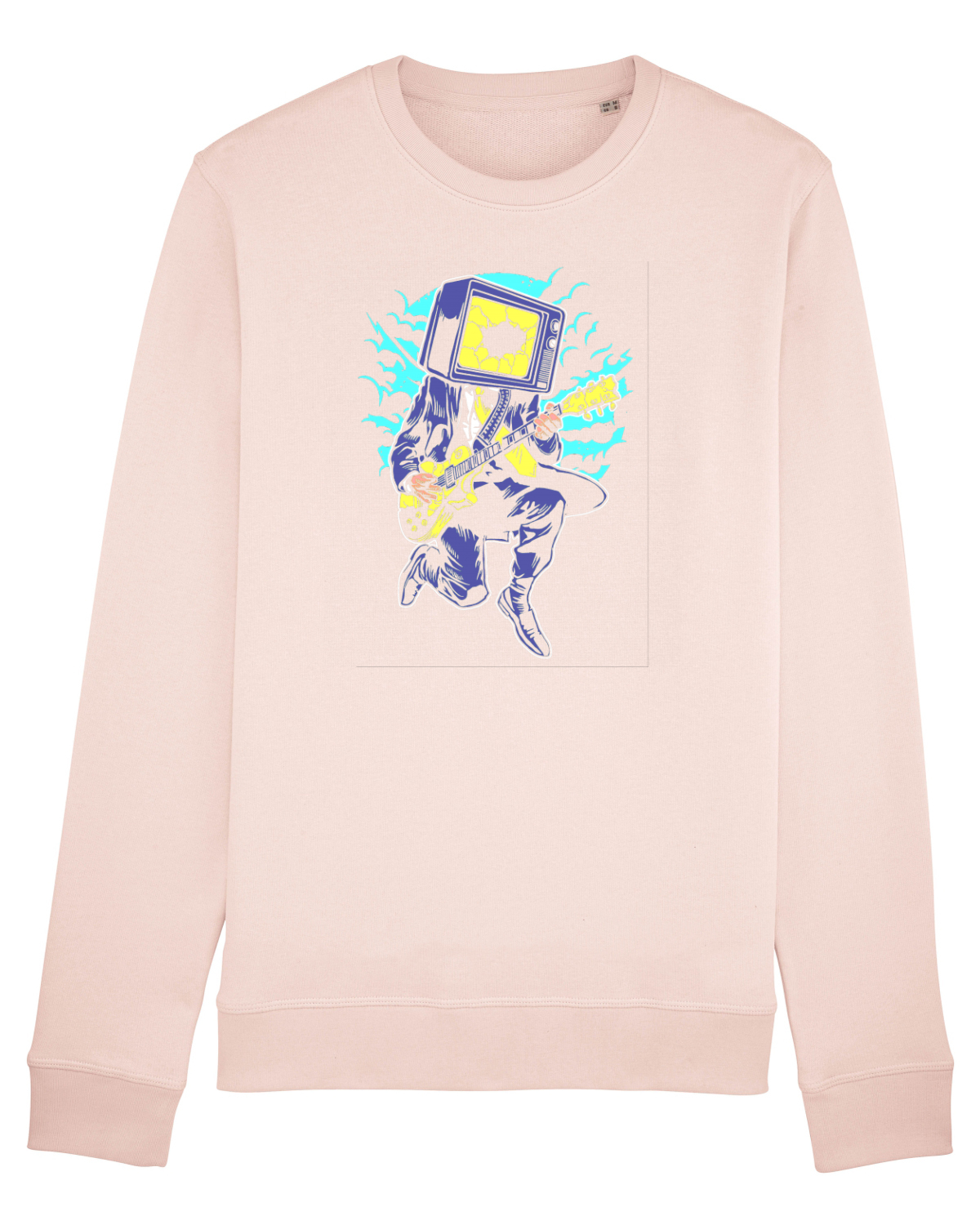 Bluză mânecă lungă Unisex Rise Candy Pink
