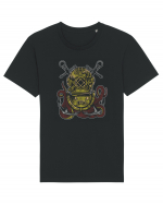 Octopus Diver Tricou mânecă scurtă Unisex Rocker