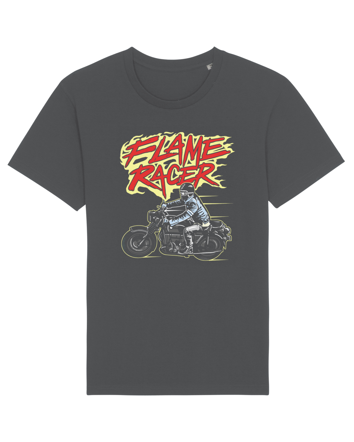 Tricou mânecă scurtă Unisex Rocker Anthracite