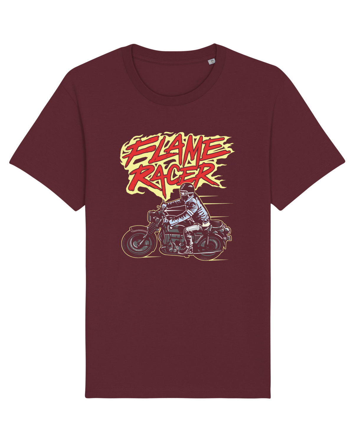 Tricou mânecă scurtă Unisex Rocker Burgundy
