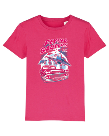 Flying Saucers Vintage Car Raspberry