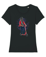 Scooter Rider Tricou mânecă scurtă guler larg fitted Damă Expresser