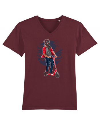 Scooter Rider Burgundy