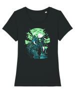 Haunted House Tricou mânecă scurtă guler larg fitted Damă Expresser
