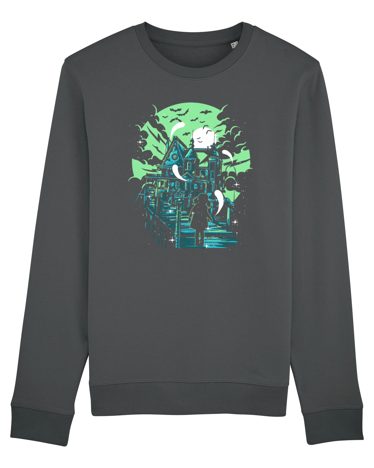 Bluză mânecă lungă Unisex Rise Anthracite