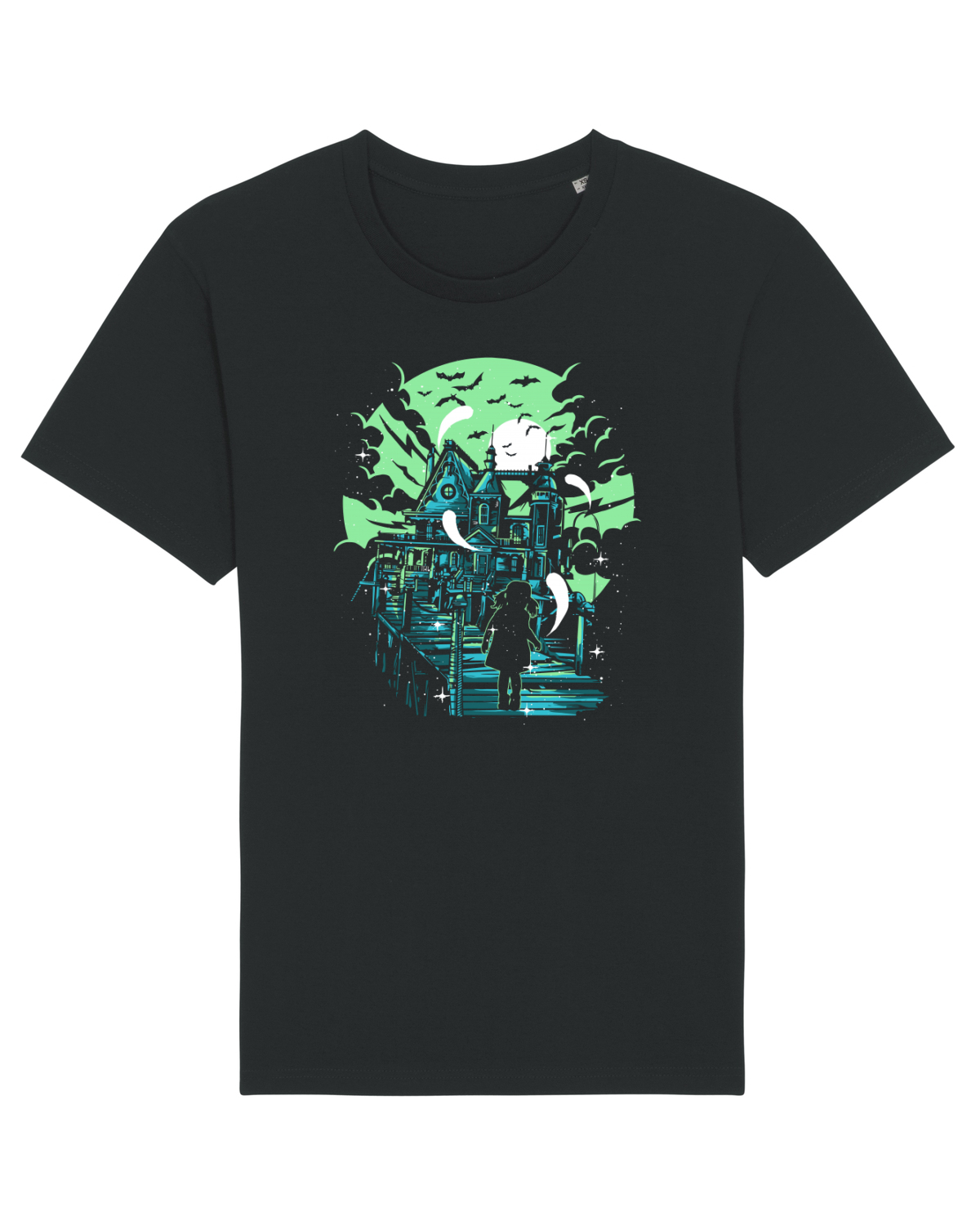 Tricou mânecă scurtă Unisex Rocker Black