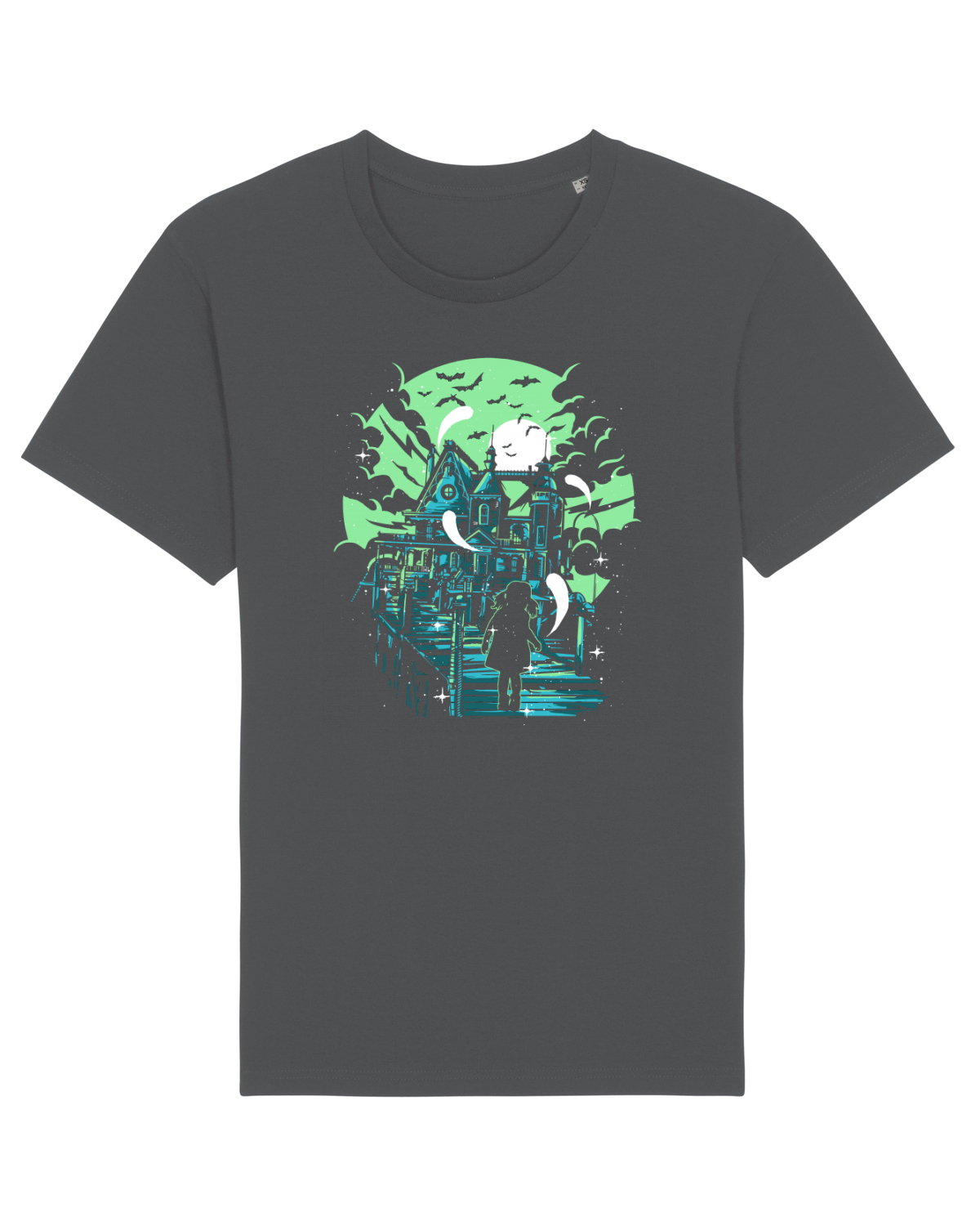 Tricou mânecă scurtă Unisex Rocker Anthracite