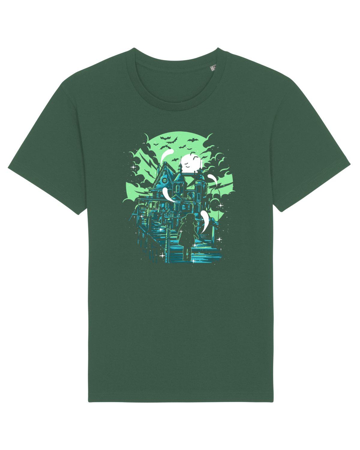 Tricou mânecă scurtă Unisex Rocker Bottle Green