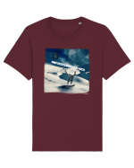 snowboarding time Tricou mânecă scurtă Unisex Rocker