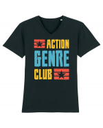 Action Genre Club Tricou mânecă scurtă guler V Bărbat Presenter