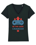 Game Changer Tricou mânecă scurtă guler V Damă Evoker