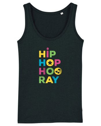 HIP HOP Hooray Retro Style Black