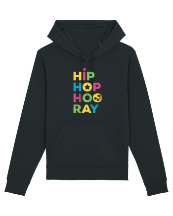 HIP HOP Hooray Retro Style Black