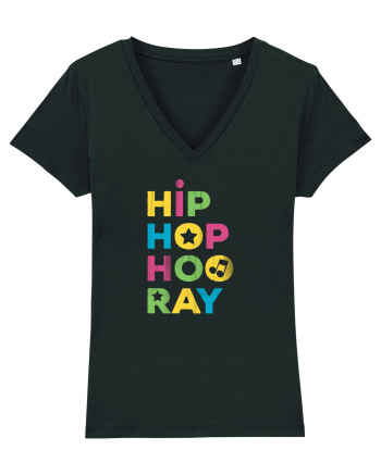 HIP HOP Hooray Retro Style Black