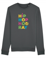 HIP HOP Hooray Retro Style Bluză mânecă lungă Unisex Rise