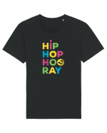 HIP HOP Hooray Retro Style Tricou mânecă scurtă Unisex Rocker