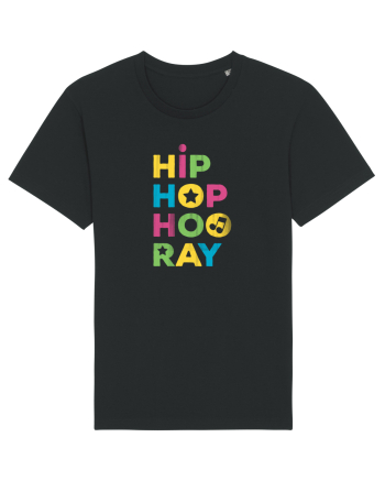 HIP HOP Hooray Retro Style Black
