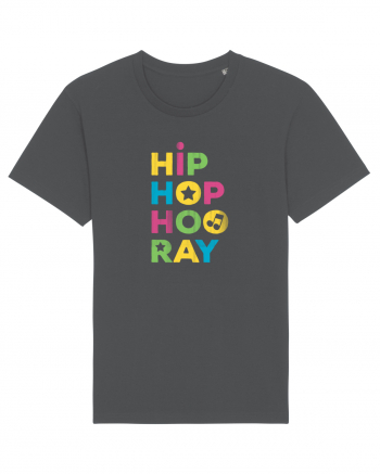 HIP HOP Hooray Retro Style Anthracite