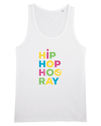 HIP HOP Hooray Retro Style White
