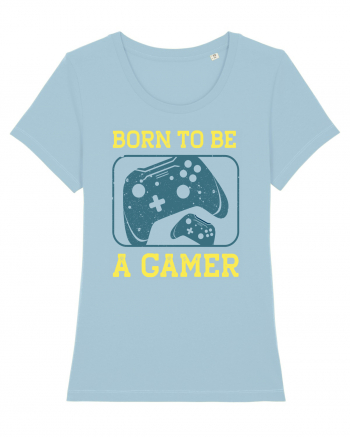 Born To Be A Gamer Sky Blue