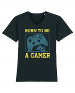 Born To Be A Gamer Tricou mânecă scurtă guler V Bărbat Presenter