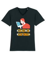 Don't Be Emotional Tricou mânecă scurtă guler V Bărbat Presenter