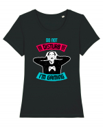 Do Not Disturb, I'm Gaming Tricou mânecă scurtă guler larg fitted Damă Expresser