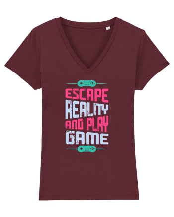 Escape Reality And Play Game Burgundy