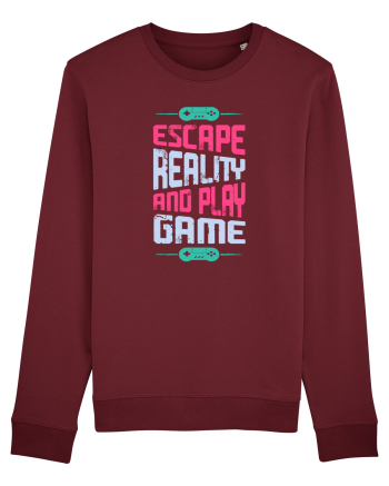 Escape Reality And Play Game Burgundy