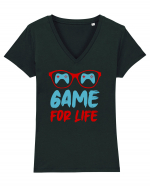 Game For Life Tricou mânecă scurtă guler V Damă Evoker