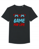 Game For Life Tricou mânecă scurtă guler larg Bărbat Skater