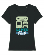 Game Over Tricou mânecă scurtă guler larg fitted Damă Expresser