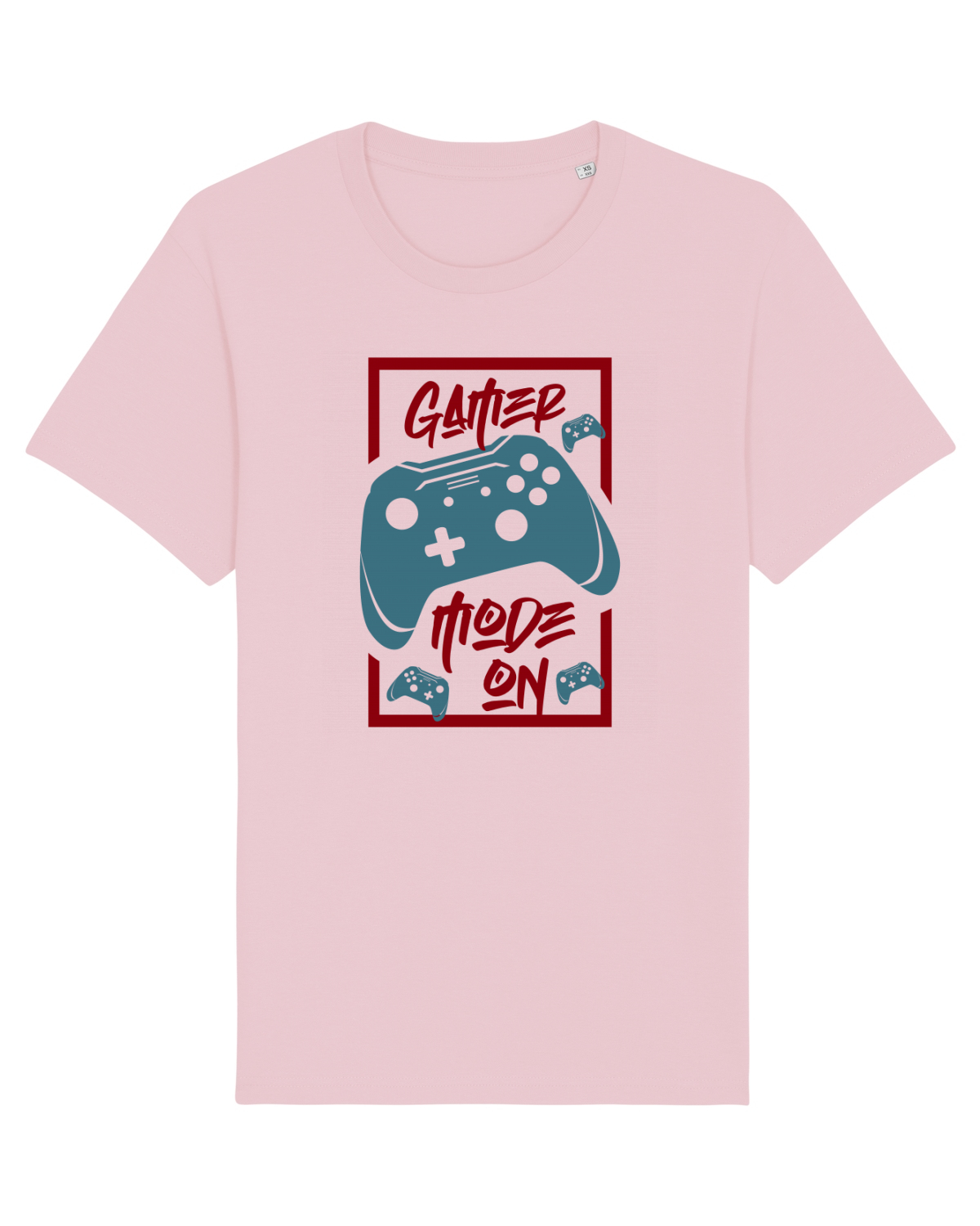 Tricou mânecă scurtă Unisex Rocker Cotton Pink