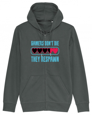 Gamers Don't Die, They Respawn Anthracite