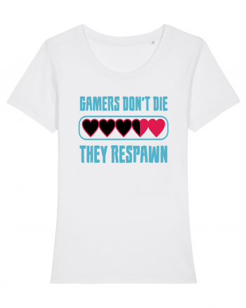 Gamers Don't Die, They Respawn White