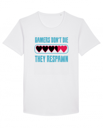 Gamers Don't Die, They Respawn White