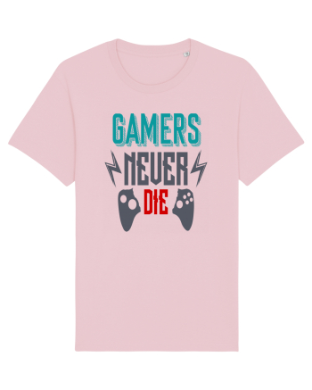 Gamers Never Die Cotton Pink